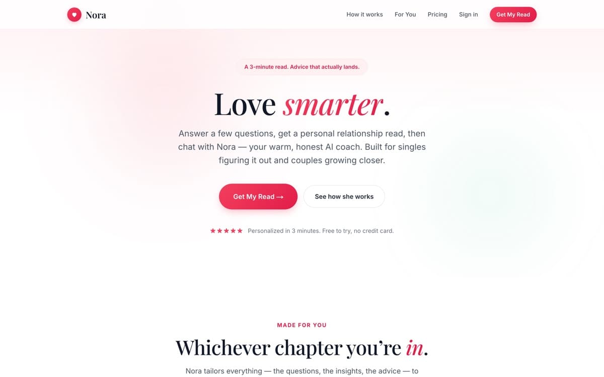 Nora AI — site preview