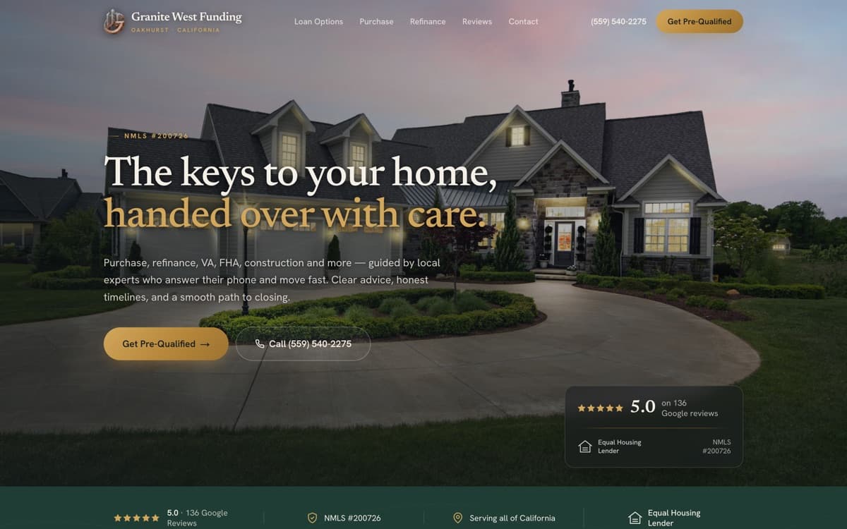 Granite West Funding — site preview